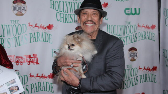 Danny Trejo Interviewed At The 89th Annual Hollywood Christmas Parade