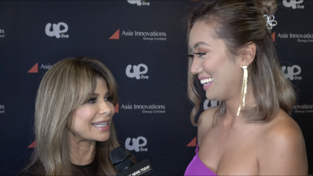 Paula Abdul Interviewed At The Uplive Worldstage Press Conference